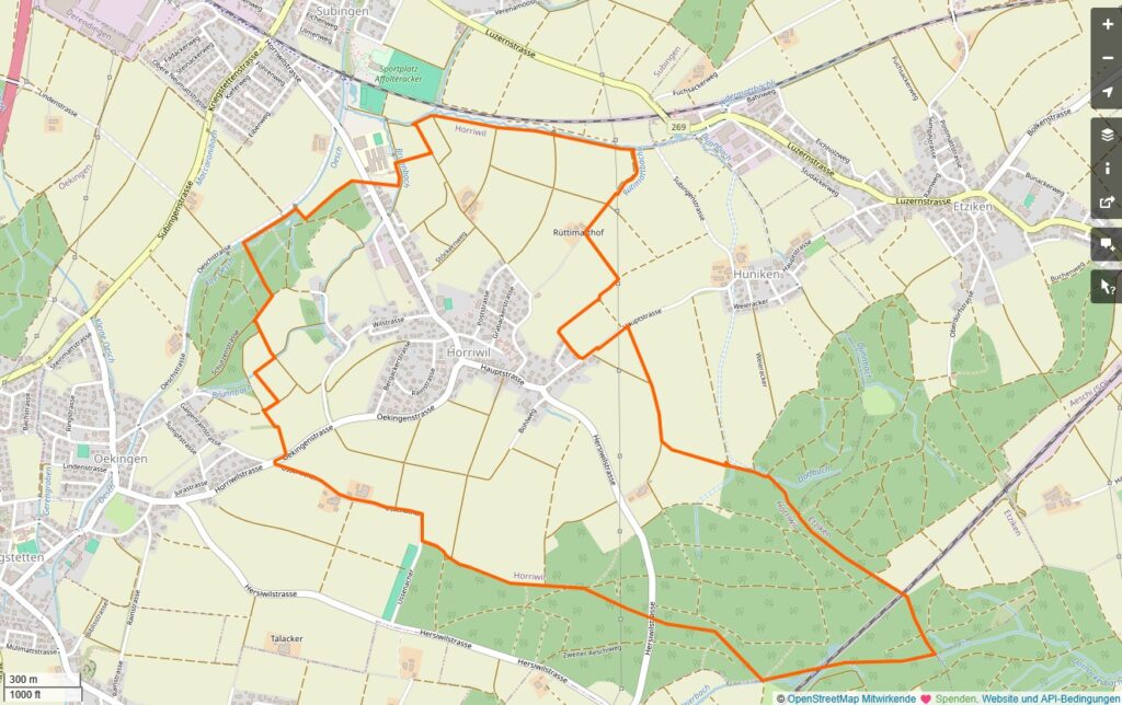 dorfplan horriwil pdf