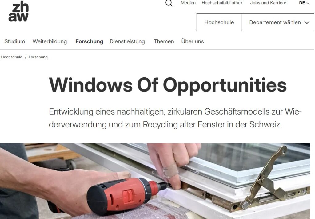 renovation fenster